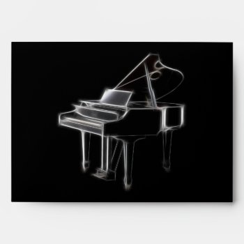 Grand Piano Musical Classical Instrument Envelope by Aurora_Lux_Designs at Zazzle