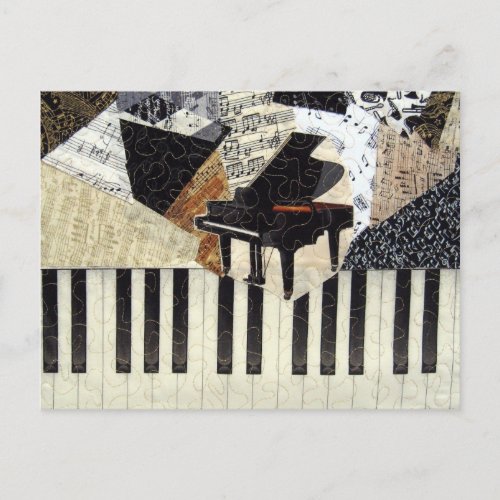 Grand Piano Postcard