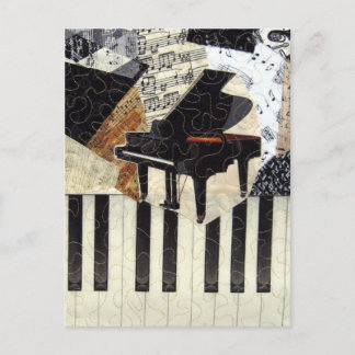 Grand Piano Postcard