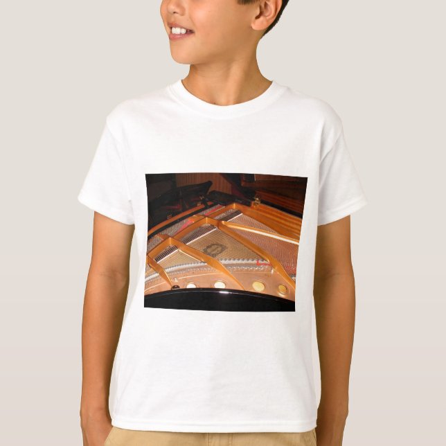 Grand Piano Soundboard T-Shirt (Front)