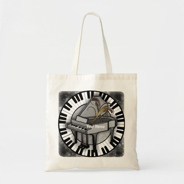 Grand Piano  Tote Bag (Front)