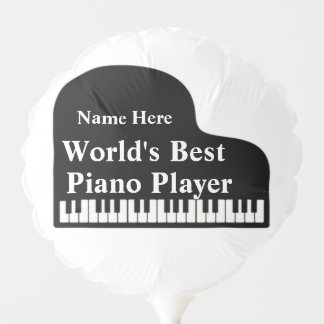 Grand Piano World's Best Piano Player  Balloon