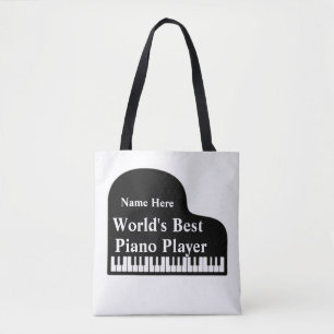 Grand Piano World's Best Piano Player   Tote Bag