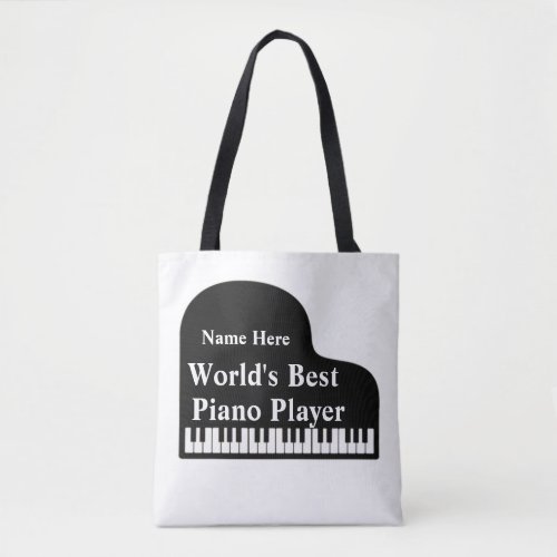 Grand Piano Worlds Best Piano Player   Tote Bag