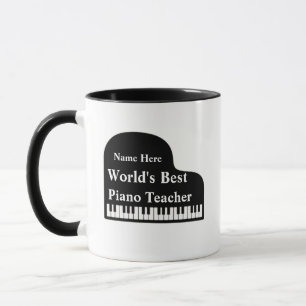 Grand Piano World's Best Piano Teacher Mug