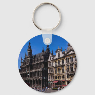 Grand Place, Brussels, Belgium Keychain