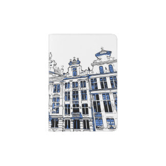 Grand-Place, Brussels, Belgium - Passport Cover