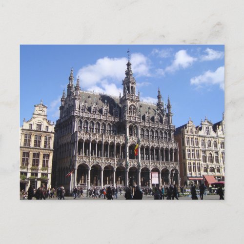 Grand_Place Brussels Belgium Postcard