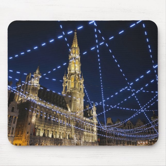 grand place in Brussels Mouse Pad (Front)