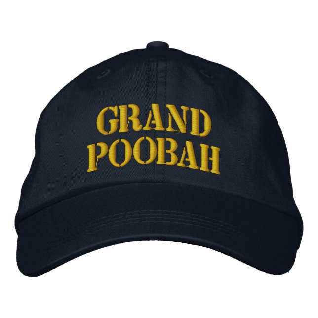 GRAND POOBAH Embroidered Cap (Front)