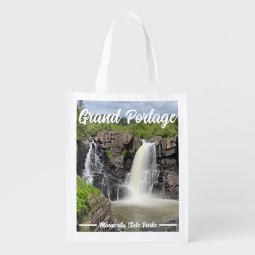 Grand Portage State Park Reusable Grocery Bag