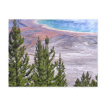 Grand Prismatic Overlook Postcard