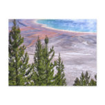 Grand Prismatic Overlook Postcard