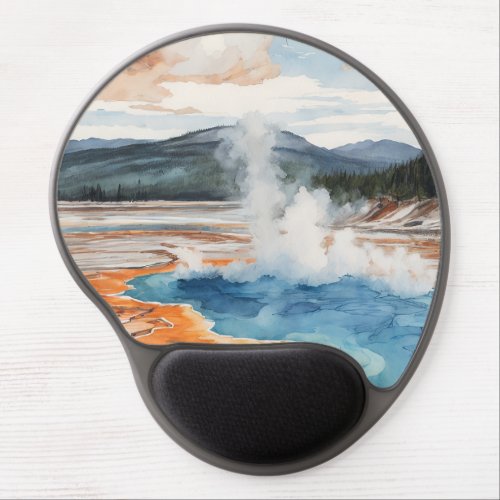 Grand Prismatic Spring  Gel Mouse Pad