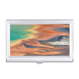 Grand Prismatic Spring Runoff Business Card Holder