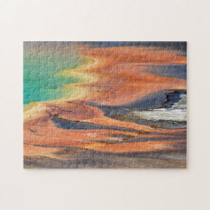 Grand Prismatic Spring Runoff Jigsaw Puzzle