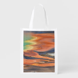 Grand Prismatic Spring Runoff Reusable Grocery Bag