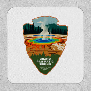 Grand Prismatic Spring Yellowstone Arrowhead Patch