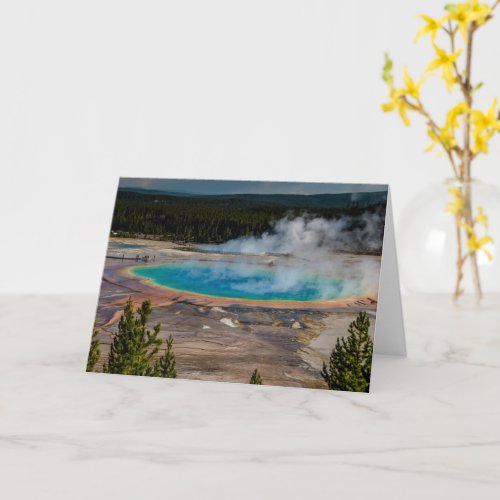 Grand Prismatic Spring Yellowstone National Park Card
