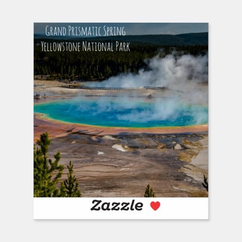 Grand Prismatic Spring Yellowstone National Park Sticker