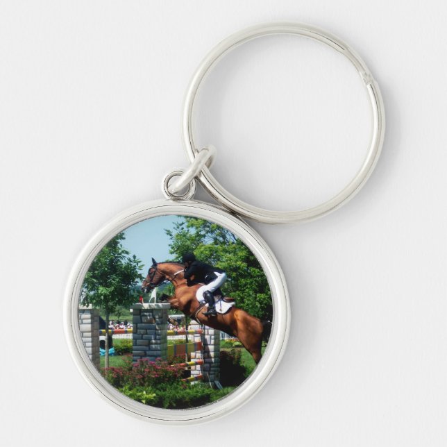 Grand Prix Horse Keychain (Front)