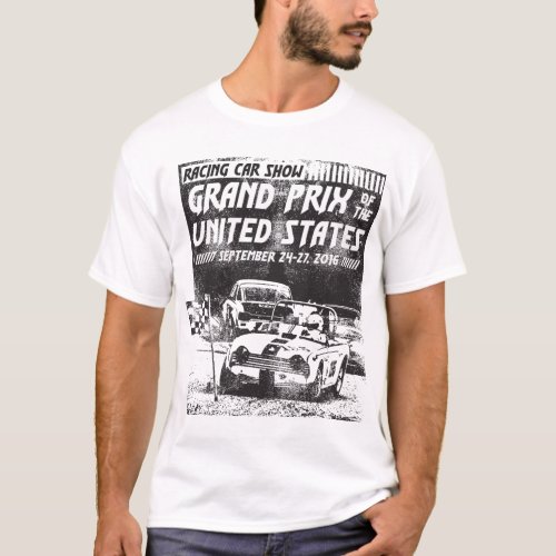 Grand Prix Of The United States Custom T_Shirt