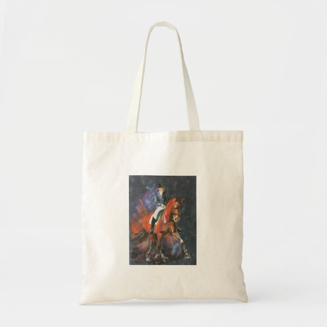 Grand Prix olympic dressage horse stallion bay Tote Bag (Front)