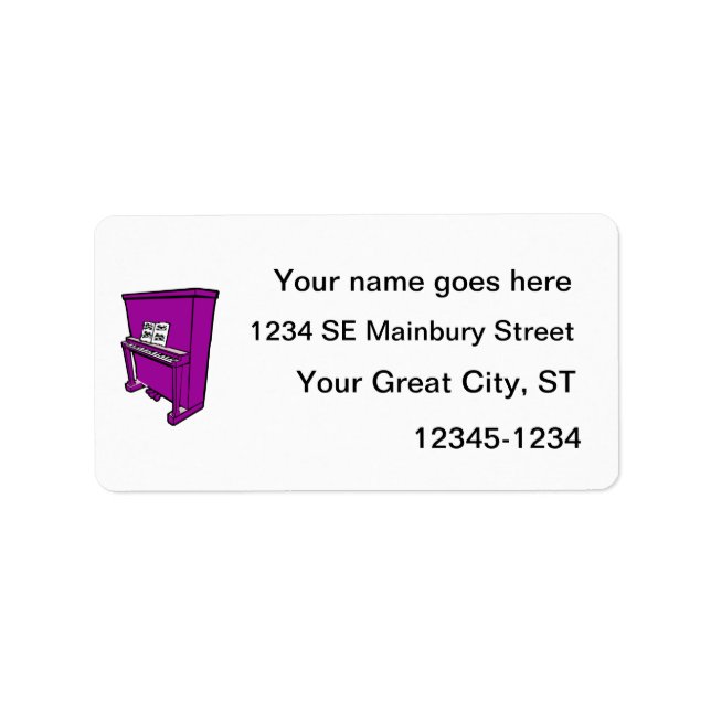 grand purple upright piano with music.png label (Front)