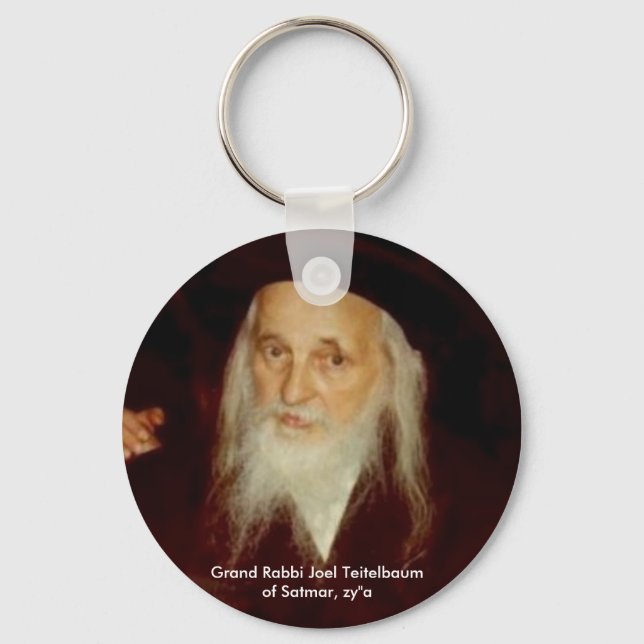 Grand Rabbi Joel Teitelbaum of Satmar Keychain (Front)