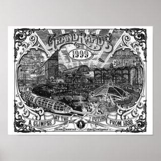 Grand Rapids 1999 16 X 12 Poster Print of Artwork