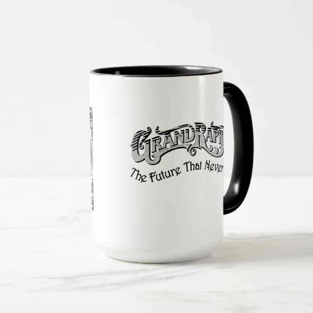 Grand Rapids Coffee Mug - Future That Never Was (Front Right)