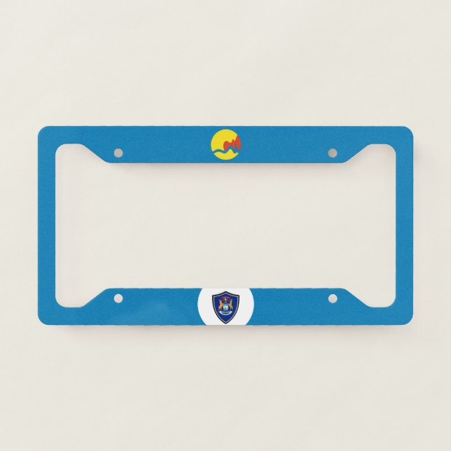 Grand Rapids (Michigan) city flag  License Plate Frame (Front)