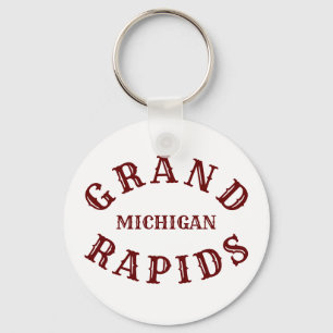 Grand Rapids, Michigan Keychain