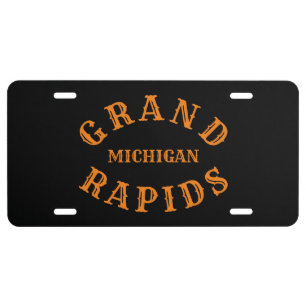 Grand Rapids, Michigan License Plate