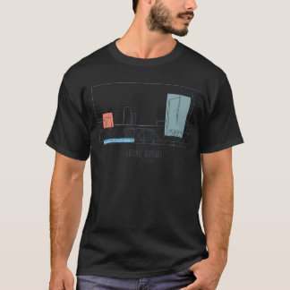 Grand Rapids Michigan Travel Poster Style Art T-Shirt