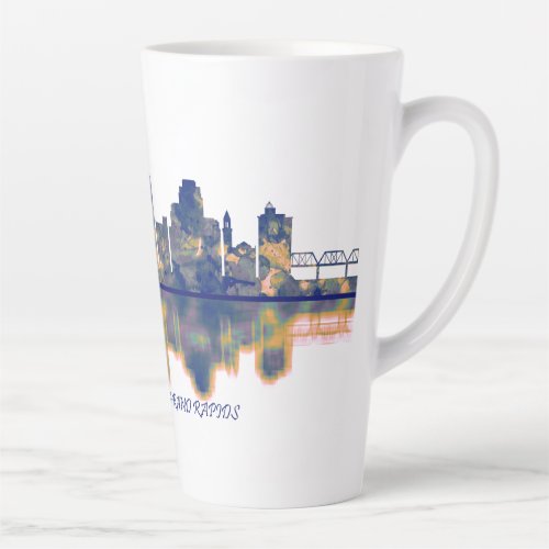 Grand Rapids Skyline Latte Mug
