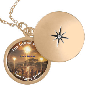 Grand Rising Gold Plated Necklace