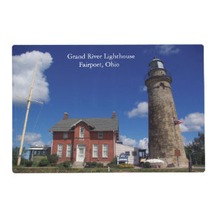 Grand River Lighthouse laminated placemat