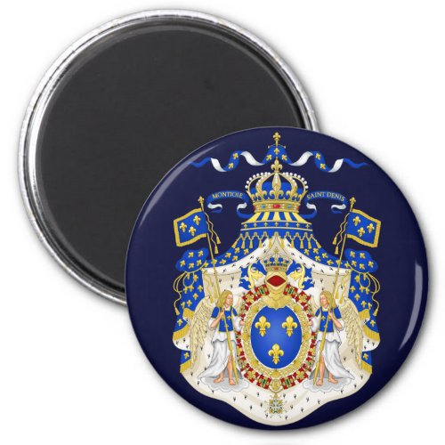 Grand Royal Coat of Arms of France Magnet