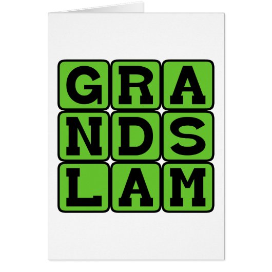 Grand Slam, Baseball Home Run Cards (Front)