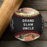Grand Slam Uncle Personalized Photos Names Black Baseball