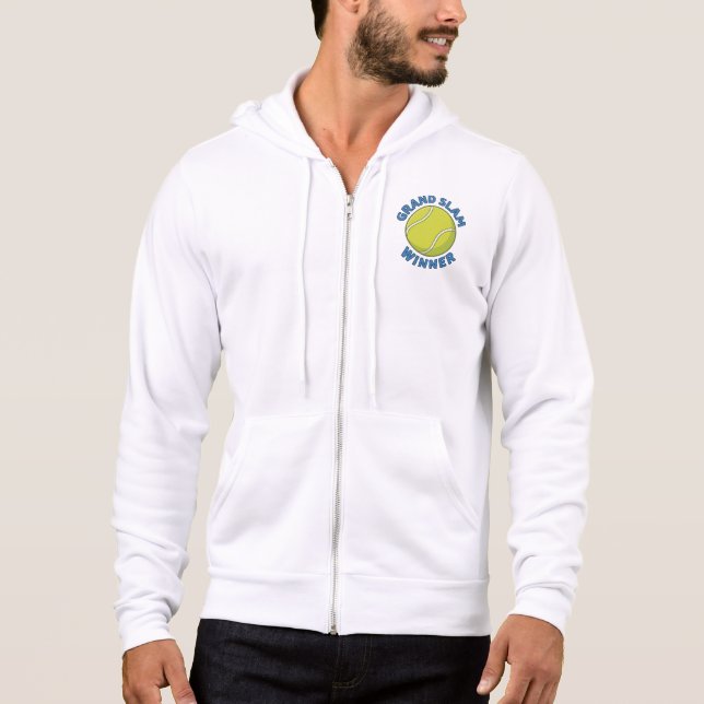 Grand Slam Winner Tennis Ball Sports Champion Hoodie (Front)