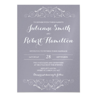 Online Get Lilac Wedding Invitations Aliexpress Com Modern Wedding Invitations In Purple With Scallop Accents