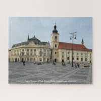 Grand Square, (Piaţa Mare), Sibiu, Romania on a Jigsaw Puzzle