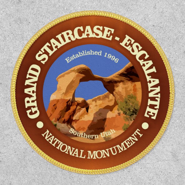 Grand Staircase - Escalante National Monument Patch (Front)