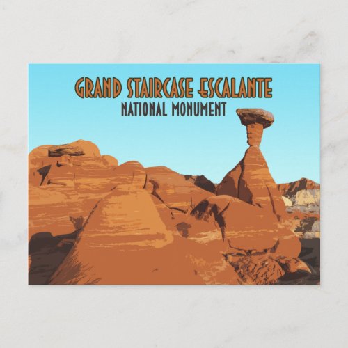 Grand Staircase Escalante National Monument Postcard