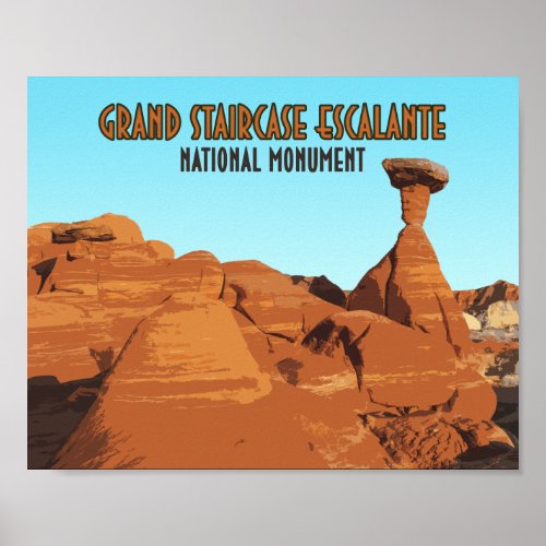 Grand Staircase Escalante National Monument Poster