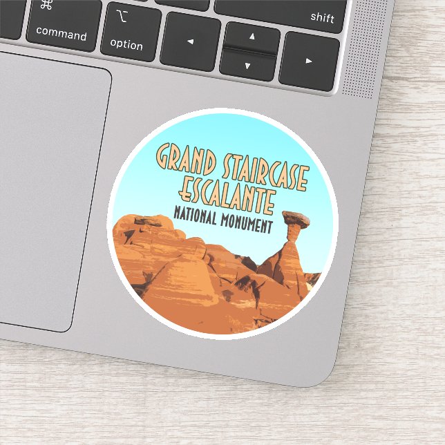 Grand Staircase Escalante National Monument Sticker (Detail)