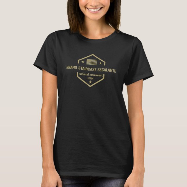 Grand Staircase Escalante National Monument T-Shirt (Front)