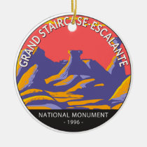 Grand Staircase Escalante National Monument Utah Ceramic Ornament